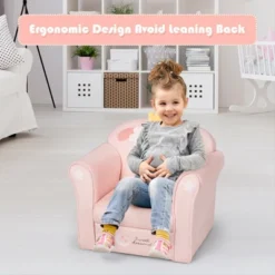 Costway Kids Lamb Sofa Children Armrest Couch Upholstered Chair Toddler Furniture Gift -Costway GUEST 0193cb6c 4651 4587 afb1 3e21ade2b8f8