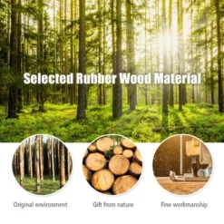 Costway Wooden Coat Rack Stand Entryway Hall Tree 2 Adjustable Height W/ 8 Hooks GrayBrown 20 Costway Wooden Coat Rack Stand Entryway Hall Tree 2 Adjustable Height W/ 8 Hooks GrayBrown -Costway GUEST 01a05b53 c048 4638 9ee7 5f69ad27bcbb