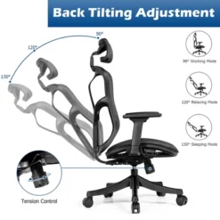 Costway Ergonomic High Back Mesh Office Chair Adjustable Swivel Computer Chair -Costway GUEST 01daa61c 110b 49cd b1f0 10b9539951d8