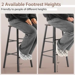 Costway 3 Piece Bar Table Set Pub Table And 2 Stools Counter Kitchen Dining Set -Costway GUEST 02906c7d a9a5 4962 b733 826c72561349