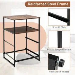 Costway 2-Drawer Dresser W/ Shelves Fabric Dresser Sturdy Steel Frame Wooden Top Rustic 18 Costway 2-Drawer Dresser W/ Shelves Fabric Dresser Sturdy Steel Frame Wooden Top Rustic -Costway GUEST 02d3a242 b655 454a b640 3cf55cddec30