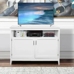 Costway Modern Kitchen Storage Cabinet Buffet Server Table 36" Sideboard Dining Wood White -Costway GUEST 03ae180a 7399 44b0 8b96 da48e8b31190