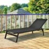 Costway Patio Lounge Chair Chaise Recliner Back Adjustable Garden Deck BrownBlack -Costway GUEST 0417060c c003 41f1 b3b7 8bf088d32950