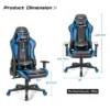 Costway Gaming Chair Adjustable Swivel Racing Style Computer Office Chair -Costway GUEST 04bd5372 5643 4f9f a7b8 d1b686226d0f