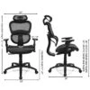 Mesh Office Chair Recliner High Back Adjustable With Headrest & Lumbar Support -Costway GUEST 052feebe 36f7 46ac 9d36 950584f67b34