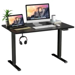 Costway Electric Adjustable Standing Up Desk Dual Motor W/ Controller Black -Costway GUEST 0544bd86 3c3d 48c1 9575 82d6904f7602