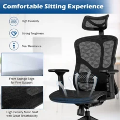 Costway Ergonomic High Back Mesh Office Chair Adjustable Swivel Computer Chair -Costway GUEST 076f289c 42aa 4e67 a123 1a379ea65cb2
