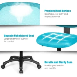 Costway Mesh Office Chair Low-Back Armless Computer Desk Chair Adjustable Height BluePinkPurple 22 Costway Mesh Office Chair Low-Back Armless Computer Desk Chair Adjustable Height BluePinkPurple -Costway GUEST 0770debb da3b 4b2b 8fcc 2ea43b1b70d0
