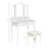Costway Vanity Makeup Dressing Table Stool 4 Jewelry Wood Desk White 1 Costway Vanity Makeup Dressing Table Stool 4 Jewelry Wood Desk White -Costway GUEST 07d0e28a f240 4c90 9832 ad37b9ea6c8c