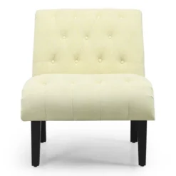 Costway Armless Accent Chair Upholstered Tufted Lounge Chair Wood Leg 22 Costway Armless Accent Chair Upholstered Tufted Lounge Chair Wood Leg -Costway GUEST 07d591ec 2967 41c2 a14b ac13a7c4408b