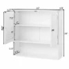Costway Bathroom Wall Storage Cabinet Double Doors Shelves Kitchen Medicine Organizer 2 Costway Bathroom Wall Storage Cabinet Double Doors Shelves Kitchen Medicine Organizer -Costway GUEST 07dc0649 2fdf 416d 9f31 c5e7cdc805b4