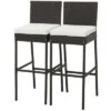 Costway Patio Wicker Barstools Bar Height Chairs W/ Cushions Backyard Off White 1 Costway Patio Wicker Barstools Bar Height Chairs W/ Cushions Backyard Off White -Costway GUEST 0853b4ec c3e8 4cea 8814 7b949353a8cc