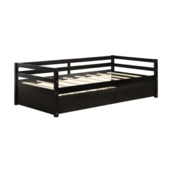 Costway Twin Size Trundle Daybed Wooden Slat Support Mattress Platform For Kids EspressoWhite 25 Costway Twin Size Trundle Daybed Wooden Slat Support Mattress Platform For Kids EspressoWhite -Costway GUEST 09674cee 4942 43c8 b7ed 2d0a401ab113