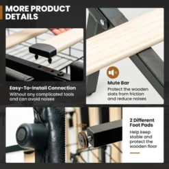 Costway Upholstered Platform Bed W/ 4 Drawers PU Leather Button Tufted Headboard -Costway GUEST 0a94c1ea 009b 497e b767 db3fd5d72267