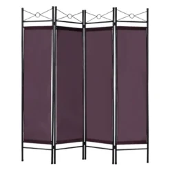 Costway 4 Panel Room Divider Privacy Screen Home Office Fabric Metal Frame -Costway GUEST 0bdb70ef 5aa4 45cc a75f de11c98f5dd5