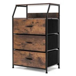Costway 3 Drawer Dresser W/Top Shelf Storage Tower Cabinet For Bedroom Hallway Nursery 19 Costway 3 Drawer Dresser W/Top Shelf Storage Tower Cabinet For Bedroom Hallway Nursery -Costway GUEST 0c037796 5474 40d0 86e3 be9a146f7885