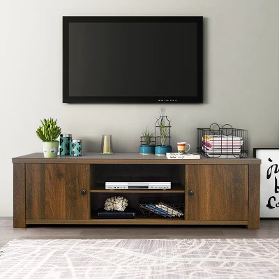 Costway TV Stand For TV's Up To 65'' W/Storage Cabinets & Shelves 7 Costway TV Stand For TV's Up To 65'' W/Storage Cabinets & Shelves - Image 5