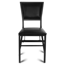 Costway Set Of 2 Metal Folding Chair Dining Chairs Home Restaurant Furniture Portable Black -Costway GUEST 0f2d892e e390 4c1d 9c80 3a8173dc8064