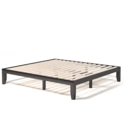Costway King Size 14'' Wooden Bed Frame Mattress Platform Wood Slats Support EspressoNatural -Costway GUEST 0fadaa12 bf8a 43db 8307 32090d3be658