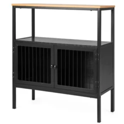 Costway Kitchen Server Buffet Sideboard Storage Cabinet Cupboard With 2 Doors & Open Shelf -Costway GUEST 0fe6f1d9 e28e 4608 acad 883c905f1aee