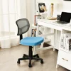 Costway Armless Office Chair Adjustable Swivel Computer Mesh Desk Chair GreenBlueGray