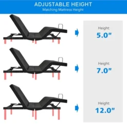 Costway Adjustable Bed Base Electric Bed Frame With Massage Remote Control Queen 15 Costway Adjustable Bed Base Electric Bed Frame With Massage Remote Control Queen -Costway GUEST 11820cd2 24db 486f 9961 03548f8022ae