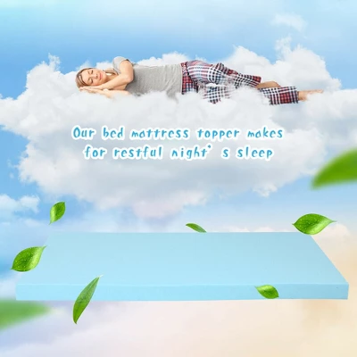 Costway 3'' Gel-Infused Bed Mattress Topper Cooling Ventilated Air Foam Pad 10 Costway 3'' Gel-Infused Bed Mattress Topper Cooling Ventilated Air Foam Pad - Image 8