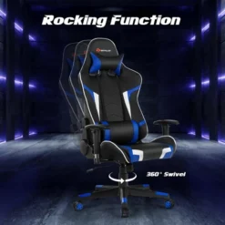 Costway Massage Gaming Chair Reclining Swivel Racing Office Chair W/Lumbar Support 17 Costway Massage Gaming Chair Reclining Swivel Racing Office Chair W/Lumbar Support -Costway GUEST 12d3cdeb d00a 47f8 9eb5 dbf3d17934b8