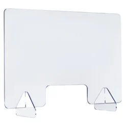 Costway 1/2PCS 24'' X 16'' Protective Plexiglass Sneeze Guard Acrylic Shield For Counter -Costway GUEST 1363c438 2e42 43bb 901a 3d5c351c4ec3