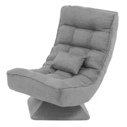 Costway 360° Swivel Floor Chair 5-Level Adjustable Lazy Chair W/ Massage Pillow GreyBlackBrown 25 Costway 360° Swivel Floor Chair 5-Level Adjustable Lazy Chair W/ Massage Pillow GreyBlackBrown -Costway GUEST 14d88bcf db99 4107 8a4c 15ed0fdaea83
