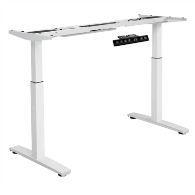 Costway Electric Stand Up Desk Frame Dual Motor Height Adjustable Stand WhiteBlack 12 Costway Electric Stand Up Desk Frame Dual Motor Height Adjustable Stand WhiteBlack - Image 10