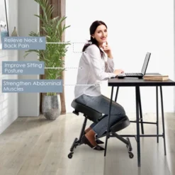 Costway Ergonomic Kneeling Chair Adjustable Stool Memory Foam Angled Seat -Costway GUEST 167c3a0a 0f56 4527 aca9 3ff3a83c0ae7