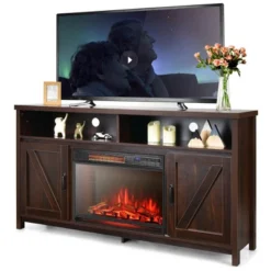 Costway 1350W Electric Fireplace Heater W/59'' Fireplace TV Stand 24 Costway 1350W Electric Fireplace Heater W/59'' Fireplace TV Stand -Costway GUEST 17296810 b80a 4000 8eae b2466d6699dc