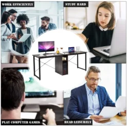 2 Person Computer Desk 79''Large Double Workstation Dual Office Desk W/Storage -Costway GUEST 174ad4e0 1ac9 4109 9a81 c7332db542bd