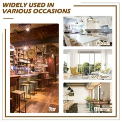 Costway Set Of 2/4 BarStool 30.5'' Swivel Pub Height Dining Chair With Rubber Wood Legs -Costway GUEST 17fbc3bd a9a2 4a49 8aba bd1b786cf1b2