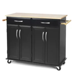 Costway Rolling Kitchen Trolley Island Cart Wood Top Storage Cabinet Utility W/ Drawers 19 Costway Rolling Kitchen Trolley Island Cart Wood Top Storage Cabinet Utility W/ Drawers -Costway GUEST 1a019070 d7a9 4dff ace7 5f40c369c6e3