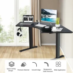 Costway 72'' L Shaped Splice Desktop For Standard & Sit To Stand Desk Frame -Costway GUEST 1b43e02f 41c3 4133 9ff8 913e6636605b