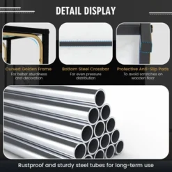 Costway 3-Tier TV Stand Entertainment Center For TV's Up To 50'' W/ Tempered Glass Top 17 Costway 3-Tier TV Stand Entertainment Center For TV's Up To 50'' W/ Tempered Glass Top -Costway GUEST 1b624498 46fb 4c40 bd6e 274a29d00676