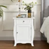 Costway 2PCS Accent End Table With Drawer Storage Cabinet Nightstand White 2 Costway 2PCS Accent End Table With Drawer Storage Cabinet Nightstand White -Costway GUEST 1b7b7500 3530 484c a87a 111546e63925