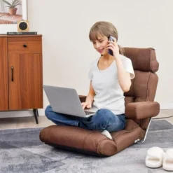 Costway Adjustable Lazy Sofa With Stepless Adjustable Back & 6-position Head/Lumbar/Seat Brown/Gray/Blue 14 Costway Adjustable Lazy Sofa With Stepless Adjustable Back & 6-position Head/Lumbar/Seat Brown/Gray/Blue -Costway GUEST 1c6a7642 101f 45ab b062 7b8d72f7fe9e