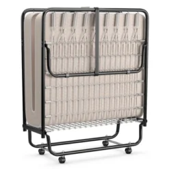 Costway Folding Bed With Memory Foam Mattress Portable Rollaway Guest Cot Memory Foam Beige Made In Italy -Costway GUEST 1c6b6a86 3e88 490e a876 cac3ab5c8d41