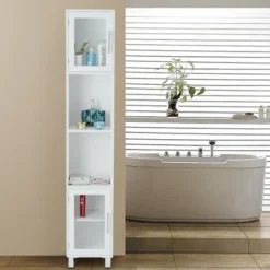 Costway 71" Bathroom Tall Tower Storage Cabinet Organizer Display Shelves Bedroom -Costway GUEST 1c8e2a08 b8d7 4855 890e 18ba1c437a1c