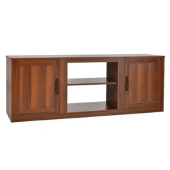 Costway 58'' TV Stand Entertainment Console Center W/ 2 Cabinets For 65'' TV NaturalBlackWalnut 18 Costway 58'' TV Stand Entertainment Console Center W/ 2 Cabinets For 65'' TV NaturalBlackWalnut -Costway GUEST 1ca4bde1 0c2d 4078 9f64 f7cfc2dd5a0f