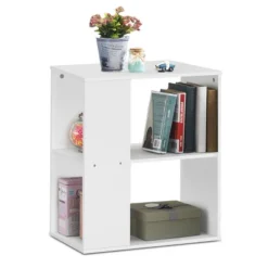 Costway 2-Tier Side End Table Nightstand Bedside Sofa Table W/ Storage Shelves -Costway GUEST 1ccdb7ed f33e 4d84 be8e 0e6257f67e94