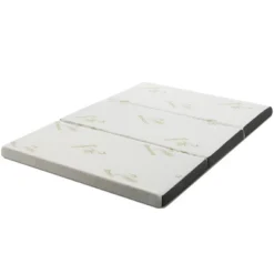 Costway Queen 3''Tri-fold Memory Foam Floor Mattress Topper Portable W/ Carrying Bag -Costway GUEST 1d7aa0ab 8c6c 44a4 93d9 94b817f407a8