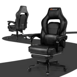 Costway Massage Gaming Chair Reclining Racing Computer Office Chair With Footrest White BlackBlueRed -Costway GUEST 1e0ea105 d6fb 47ca 9ecb e7f922519c70