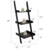 Costway 3 Tier Leaning Rack Wall Ladder Book Shelf Bookcase Storage Display Multipurpose -Costway GUEST 1eb41efd 662f 47fe acf5 d7b4a7c1331d