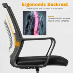 Costway Drafting Chair Tall Office Chair Adjustable Height W/Footrest -Costway GUEST 203a3ae3 d6a8 42ba b18c 87c6e645eda6