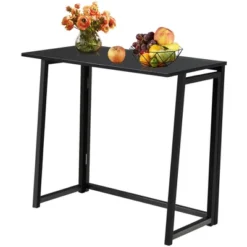 Costway Foldable Computer Desk Home Office Laptop Table Writing Desk Study Table Natural/White/Brown/Black -Costway GUEST 2090b67a deb6 4ed3 8cbb 3ff270259eb7