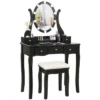 Costway Vanity Table Set W/10 Light Bulbs And Touch Switch Makeup Dressing Table -Costway GUEST 22225120 bbec 4001 b442 59359368e8c8